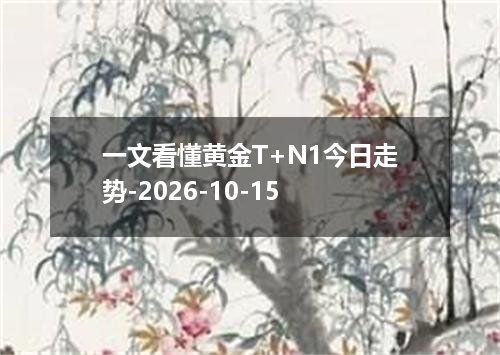 一文看懂黄金T+N1今日走势-2026-10-15