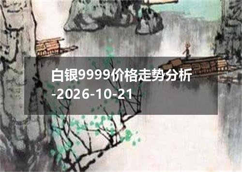 白银9999价格走势分析-2026-10-21