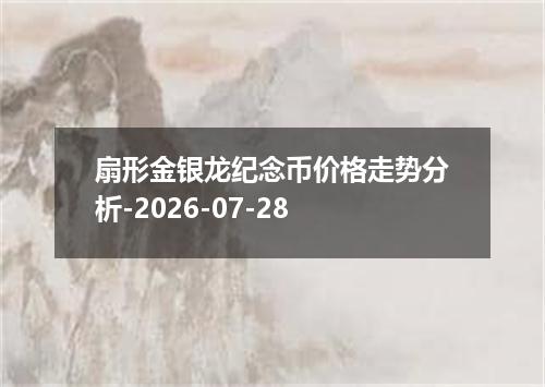 扇形金银龙纪念币价格走势分析-2026-07-28